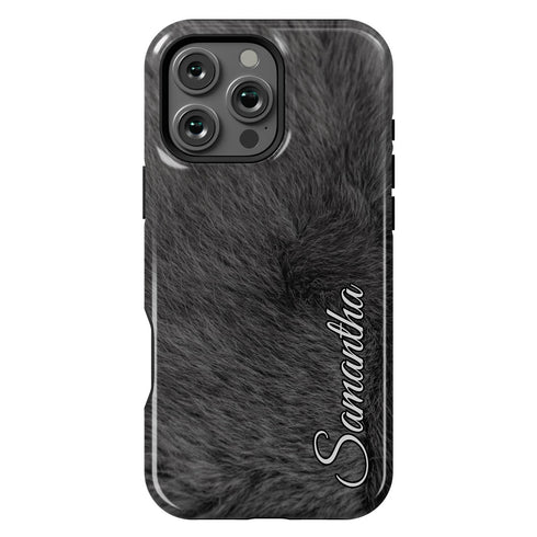 Personalized Whimsical Animal Fur iPhone Case